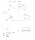 Brake Controls Covers Governor Spring Ignition Diagram and Parts List for 09T502-0124-H1  Briggs and Stratton Engine